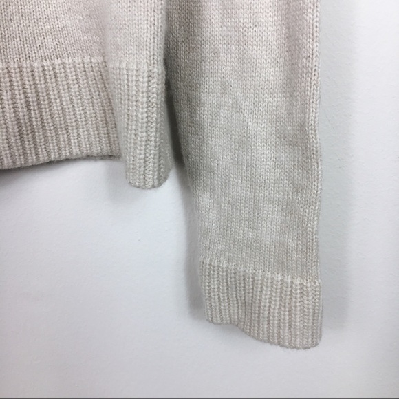 JCREW CREAM WOOL BLEND TURTLENECK - Picture 4 of 5